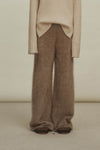 SWAYING 24 Autumn and Winter Cashmere Brushed Straight Pants SW-SW24AW3B41-TUO Camel